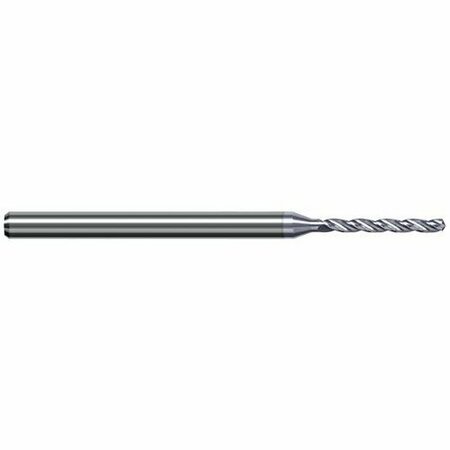 HARVEY TOOL 3.263 mm Drill dia. x 32mm Flute Length Carbide HP Drill for Aluminum Alloys, 3 Flutes, TiB2 Coated CBG1285-C8